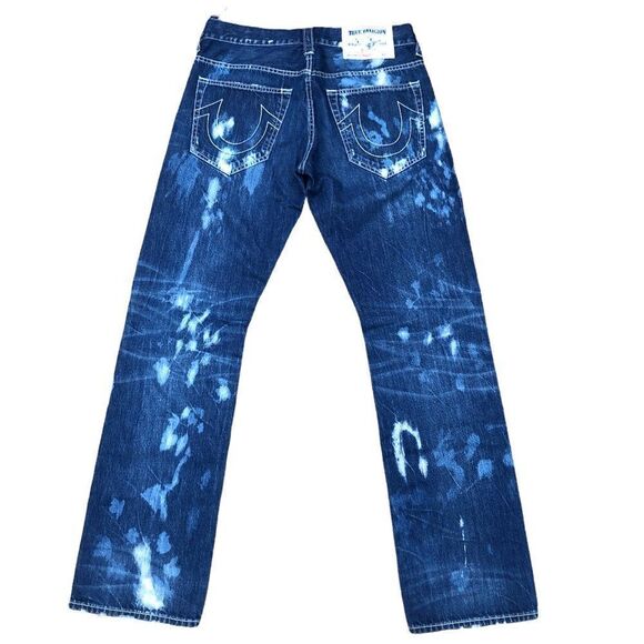 True Religion Jeans Size 30 STRAIGHT Blue - Picture 3 of 9